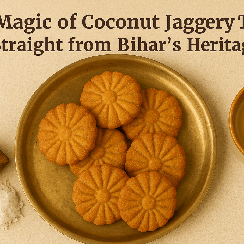 The Magic of Coconut Jaggery Thekua – Straight from Bihar’s Heritage