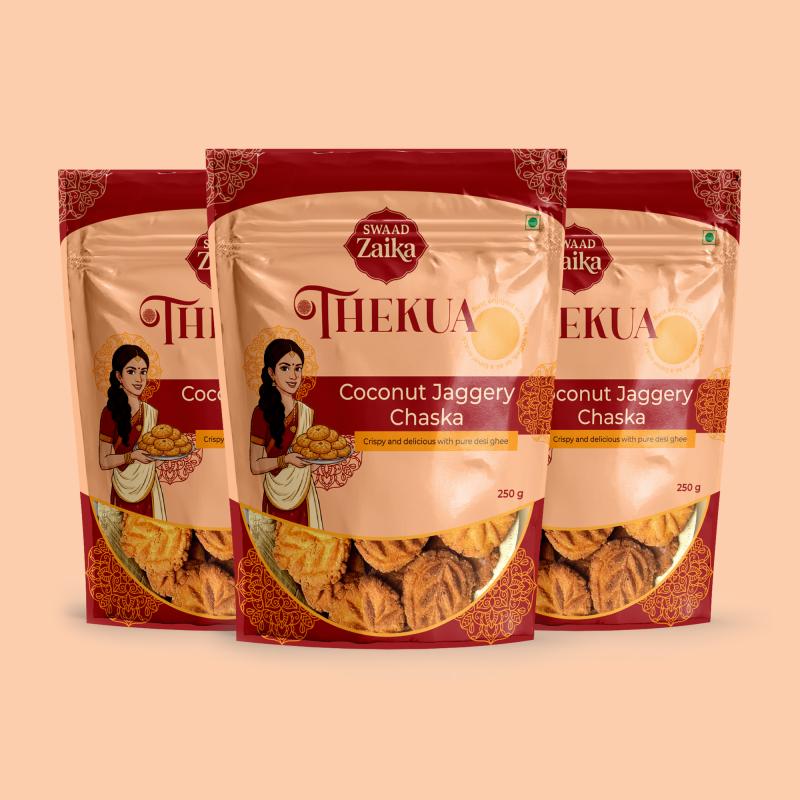 3 Combo Coconut Jaggery Thekua
