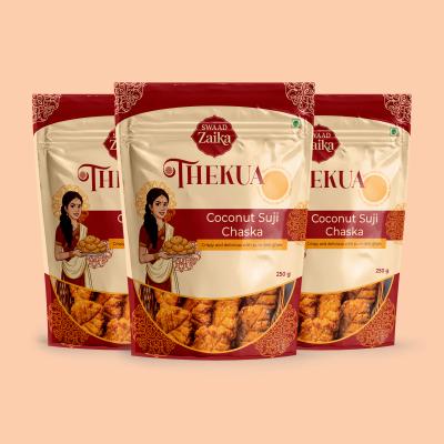Combo for 3 Coconut Suji Thekua
